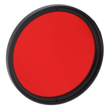67mm Threaded Camera Lens Filter Full Red Color Filter Optical Glass for Camera Lens