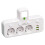 EU Plug Outlet 3 Sockets Electrical Socket No Extension Cord with USB Type-C  Two Specifications 1