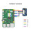 Waveshare 1.47 Inch LCD Display Module 172x320 Rounded Corners SPI RGB TFT Screen for  STM32 Raspberry Pi 3