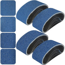 3x18 Inch Sanding Belts 20 Pcs (4 Grit, 5 Each of 40,60,80,120 Grits) Heavy Duty Belt Sander Zirconia Belt Sander Paper