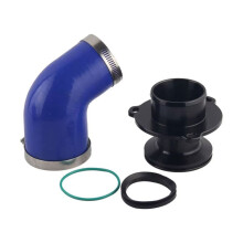 K03 Turbo Auslass Schalldämpfer Entfernen Rohr für für 1.8 2.0 Benzin Turbo EA113 TFSI mit K03 Turbo Blau