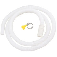 Tuyau de Drainage de Climatiseur de Gamme de Connexion avec des Pinces en Acier Inoxydable, Tuyau D'Extension en Polyéthylène, Tuyau Portable