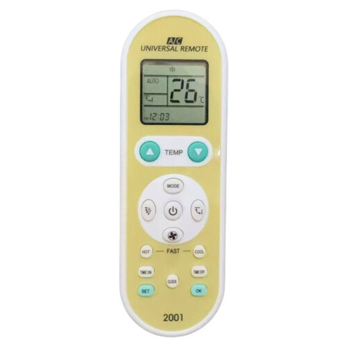 KT-2001 Universal Air Condition Remote Control A/C Remote Control LCD Large Screen for 1000+ Air Condition