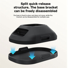 Quick Release Base for Pocket 4P Detachable Silicone Car Desktop Stand for Pocket 3/4 Vlog Holder Accessory