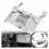 License Plate Relocation Bracket for  Electra Glide Road King Softail Touring 86-23 Rear Lower Mount Silver 2