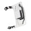 License Plate Relocation Bracket for  Electra Glide Road King Softail Touring 86-23 Rear Lower Mount Silver 3