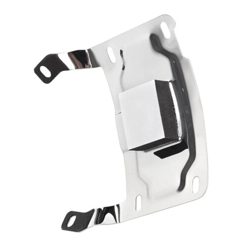 License Plate Relocation Bracket for  Electra Glide Road King Softail Touring 86-23 Rear Lower Mount Silver 2