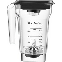 75 Oz Replacement Jar for Blendtec Blender,Container Pitcher Fits All Consumer and Commercial Models,Includes Blade Lid
