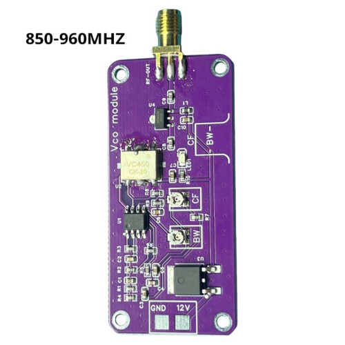 VCO Voltage-Controlled Oscillator Sweep Signal Source Broadband Oscillator RF Suppression Signal Source 850-960MHZ 1