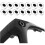 28Pcs LED Light Cover for  Meta /Skyler/Headliner/Meta HSTN Accessories,Blackout LED Light Blocking 7