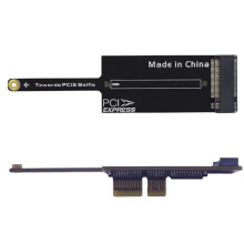 New PCIe 4.0 X4/X1 to NVMe Expansion Card 64Gbps Flat Obstruction-Free Design for M.2 2280 SSD PCIe X4/X8/X16 Slots A