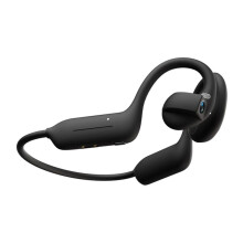 Drahtlose Kopfhörer mit Kamera  Ai Übersetzer Headset Ohrhängende -Ohrhörer für Outdoor-Radfahren Schwarz