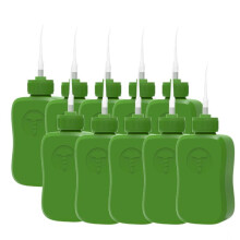 2UUL Frasco SoftSafe 10 Peças 50ml Dispensador de Solvente com Ponta Macia Seguro para Tela para Reparação de Telefone Verde