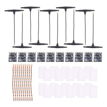 10-Pack ELRS 2.4GHz, ExpressLRS Ontvanger met T-Type Antenne - Ondersteunt Wi-Fi Upgrade voor RC FPV Drones