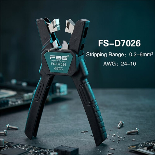 FSE Wire Stripper Large Gauge Wire Stripping Tool Labor Saving Electrical Cable Stripper for Electricians FS-D7026 1