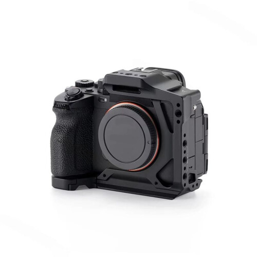 Half Camera Cage Protective Case for  Alpha 7 V A7IV A7R V DSLR Mirrorless Camera Rig with Cold Shoe Mounts A 2