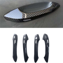 Rear Carbon Fiber 4Pcs/Lot Exterior Door Handle Cover for 971 2018-2022 Door Handle Cover Trim Set