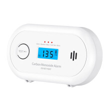 VC22R Kolmonoxid Detektor Alarm med Digital LCD-Display för Spis, Värmare, Öppen Spis, Hem Gasläckagedetektor