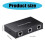 Selector de Divisor RJ45 com Comutação de 2 Portas para Rede, Divisor Selector 2 em 1 Saída Ethernet 6