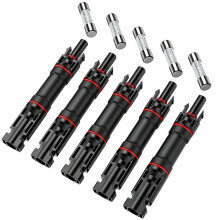 5PCS 15A Solar Fuse Holder Inline,Solar PV Fuse Holder,Waterproof Solar Fuse Connector for Solar Panel