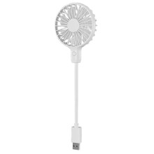 USB Plug-in Ventilator Plug And Laag Geluid Draagbare Ventilator met Schakelaar 360 Verstelbare Koelventilatoren voor Binnen Buiten