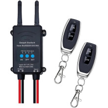 12V-76V Wireless Remote Control ,30A Relay Module with Adjustable Delay Timer(5s/2min/10min/30min)