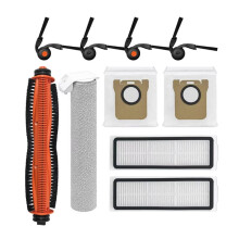 Compatible with Mijia 6 PV32CN Robot Vacuum Parts Replacement Hair-Cutting Brush Roller Mop Brush HEPA Filter Dust Bag