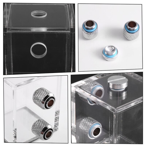 Serbatoio D'Acqua Trasparente da 175ml per Sistema di Raffreddamento A Liquido per Computer 1