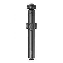 SK32 Selfie Stick Stativ med Telefonklämma 1/4" Kallskor Dubbel Enhetsstativ med Fjärrkontroll för Vlog Teleprompter