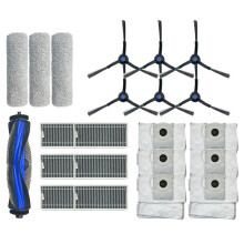 For X8 Pro Omni Robot Vacuum Replacements Main Side Brushes Mop Cloths HEPA Filters Dust Bags Accessories(22pcs)