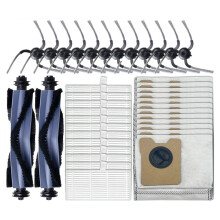 Compatible for C10 Robot Vacuum Main Side Brush Filter Hepa Dust Bags Accessories Replacement Spare Parts(38pcs)