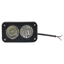 Faro LED de 20 W, Foco Cuadrado de 3 Pulgadas, Luz de Trabajo LED Tipo Cápsula para Motocicleta, Camioneta, SUV, Color