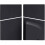 ABS Hard Case Faceplate Shockproof Side Plate Shell Faceplate Case Cover for PS 5 Slim Disc Edition Console Black 1