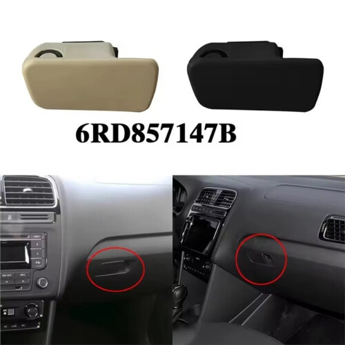 Glove Box Right Lid  Storage Handle Trim Cover  6RD857147B for   2011 - 2019 Black 1
