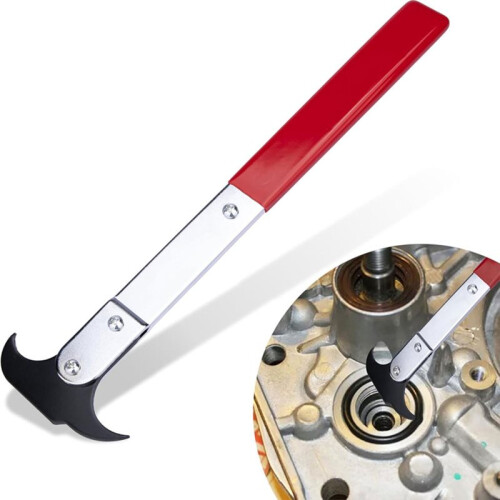 Seal Puller Tool, Oil Seal Removal Tool with Dual Hook, Universal Wheel Seal Twister Puller, Heavy Duty Seal Puller 2