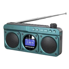 Portable F28 FM Radio Hi-Fi Sound Quality LED Lyrics Display Speaker Outdoor Elderly Radio Music Player