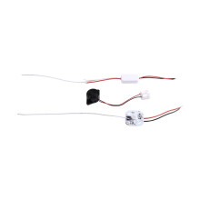 Kit de Interruptor de Sensor de Movimento PIR Sem Fio 433MHz, Controle de Luz LED Buzzer Automático para Armário, Corredor, Luz DIY