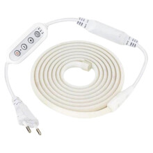 220V COB Strip Power Plug/with /4Key Dimmer Plug for No Wire COB Strip Light Accessories Connector EU Plug