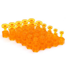 30pcs Paint-Free Dent Repair Pulling Tabs for Cars, PC Material Pull-Out Gasket for Hail Damage