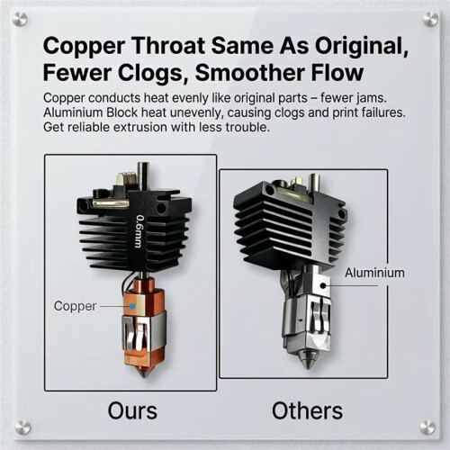 Para o Kit de Bicos para Flashforge Creator 5 Creator 5 Pro Hotend 320, 32mm²/S, Acessórios para Impressora 3D com Troca Rápida Integrada 2