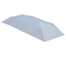 Universal Car Cover Tent, Car Shade Canopy Removable Car Waterproof Sun-Proof Umbrella 13.78 X 6.89FT Silver Grey