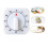 Square 60 Minute Mechanical Kitchen Timer,Chef Cooking Timer Clock with Loud Alarm,No Batteries Required 4