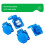 IP54 Waterproof Socket Panel Flip Protective Cover Wall Receptacle Outlet for Industrial and Outdoor Multi-Func Schuko 4