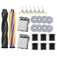 Para Piezas de Repuesto del Aspirador Robot para X60 Ultra, Cepillo Lateral Principal, Filtro Hepa, Mop, Bolsa de Polvo, Accesorios (26 Piezas)