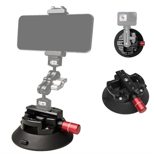 Hand Pump Vacuum Suction Cup 1/4" 3/8" for  Locating Hole Camera Stabilizer Bracket for  for  Auto Car 2