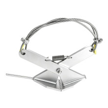 Heavy-Duty Clamp-Style Extractor Unwanted Growth Pulling Tool for Orchard with Serrated Clamping Ends