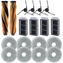 For MOVA V70 Ultra Complete / MOVA V70 Ultra Complete X Robotic Vacuum Attachments Main Side Brush Filters Mop Pads
