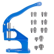 Manual Eyelet Installation Tool Hand Punch Press Machine Snap Mold Metal Dies for Leathercraft Hole Pressing Kit