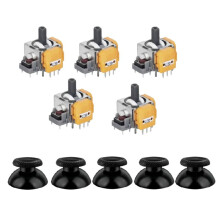 5PCS Wymiana Joysticka Hall dla GamePada do PS5 Hall Elektromagnetyczny 3D Analogowy Joystick Wysoka Precyzja Hall Thumb Sticks