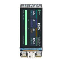 LILYGO Placa de Desenvolvimento T-Display C5 ESP32-C5 WiFi 6 2.4 5 GHz Tela Touchscreen LCD IPS ST7789 de 1.9 Polegadas